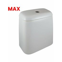 Бачок для унитаза SANITA LUXE MAX + арматура + трапециевидная прокладка + болты, межцентровое расстояние 16 см