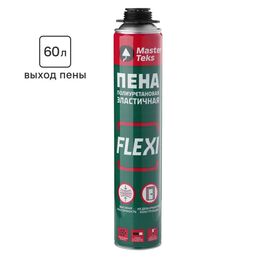 Пена монтажная профессиональная MasterTeks FLEXI 60 эластичная всесезонная 770 мл