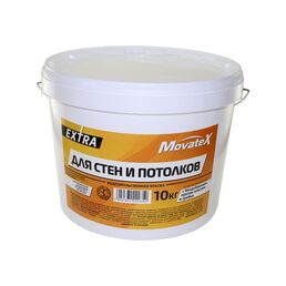 Водоэмульсионная краска для стен и потолков Movatex EXTRA Т11873