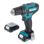 Дрель-шуруповерт аккумуляторная Makita DF333DWYE 12В 1,5Ач Li-Ion 2 АКБ и ЗУ