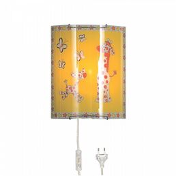 Детский настенный светильник с выключателем и жирафом Citilux CL921 CL921001W