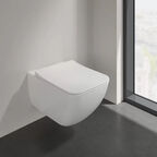 Унитаз подвесной Villeroy&Boch Venticello 4611RL01 безободковый, с сиденьем микролифт, альпийский белый