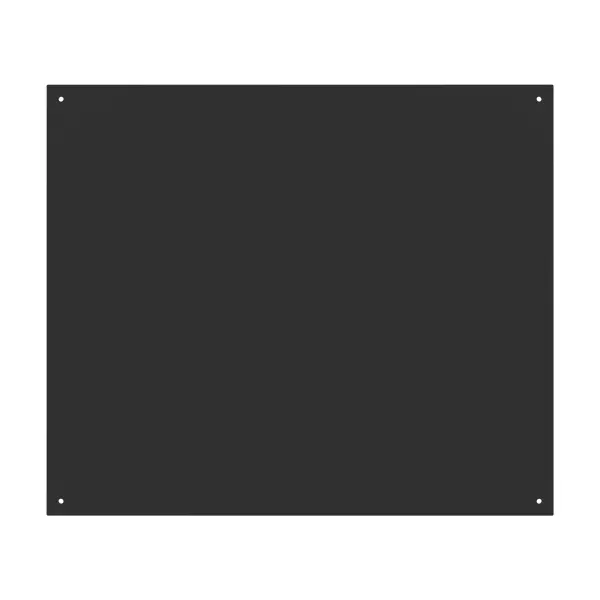 Стеновая панель Ферро 80x0.15x60 см металл цвет черный