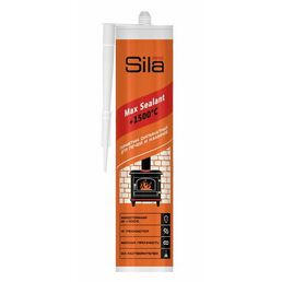 Герметик высокотемпературный для печей и каминов Sila PRO Max Sealant +1500 C 280 мл