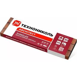 Гибкая черепица Технониколь Фазенда красный 2.6 м²