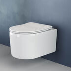 Унитаз подвесной Ceramica Nova Moments CN3003 с сиденьем микролифт, белый