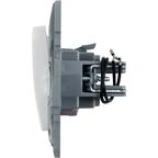 Выключатель одноклавишный с подсветкой/индикацией - Legrand Etika - 10А 250В безвинтовые зажимы - белый