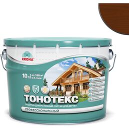 Защитно-декоративный состав для дерева KRONA Тонотекс 66334602