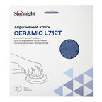 Диск шлифовальный Sunmight Ceramic d225 мм P180 на липучку пленочная основа (3 шт.) (78010R3)