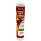 Sealit Sauna акриловый герметик для бань и саун, 280 мл, Золотая сосна
