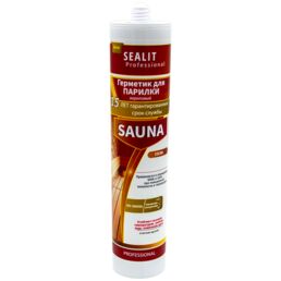 Sealit Sauna акриловый герметик для бань и саун, 280 мл, Золотая сосна