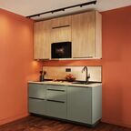 Карниз для кухонного шкафа София грин Delinia ID 200x4 см ЛДСП цвет зеленый