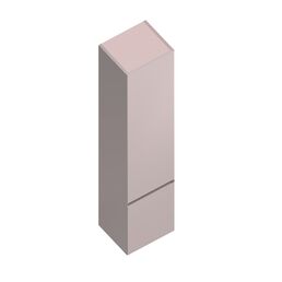 Шкаф-пенал Kerama Marazzi Cubo подвесной левый, мальва матовый