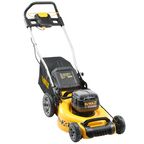Аккумуляторная газонокосилка DEWALT DCMW564P2, 2х18 В, 3300 об/мин, 55 л, с 2 АКБ 5 Ач и ЗУ (DCMW564P2-QW)