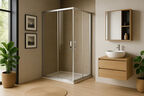 Душевой уголок Royal Bath 110х90 RB HPD-T-ST стекло прозрачное, профиль сатин