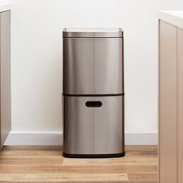 Контейнер для мусора сенсорный с 2-мя отделениями Smart Solutions Smart Bin 60л