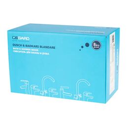 Смеситель для душа Osgard Endi 18043 однорычажный цвет черный матовый