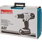 Дрель-шуруповерт аккумуляторная Makita DDF453SYE, 18 В Li-Ion 2x1.5 Ач