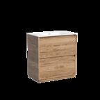 Тумба с раковиной Sancos Libra Floor LB80FECH 80 см напольная, 2 ящика, дуб чарльстон