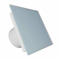 Вентилятор вытяжной DiCiTi AEON 5C, D 125, с обратным клапаном, со стеклянной панелью PAGM Pastel Blue