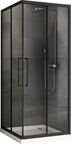 Душевой уголок 100x100 Abber Schwarzer Diamant AG02100BH , профиль черный