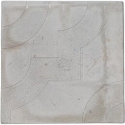 Плитка тротуарная Ажур 30x300x300 мм серый