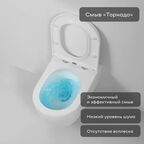 Комплект инсталляция с унитазом Berges Tornado 043219 безободковый с микролифтом клавиша цвет хром