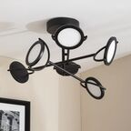 Подвесная люстра Inspire Diuna 6xLED 3000/6500 К, цвет черный