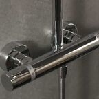 Душевая стойка Hansgrohe Croma Select 280 Air 1jet Showerpipe 26790000 с термостатом, без излива, хром