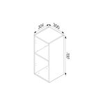 Корпус пенала подвесного AM.PM Force M9FCCUX0301WM 70x30x32 см цвет белый матовый
