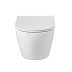 Унитаз подвесной BelBagno Sfera-r BB046CHR/SC безободковый, с крышкой микролифт, белый