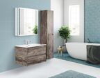 Зеркальный шкаф с подсветкой BelBagno Marino 80 см SPC-MAR-800/800-2A-LED-TCH белый