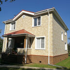 Панель фасадная Docke Burg New 946х445 мм пшеничная