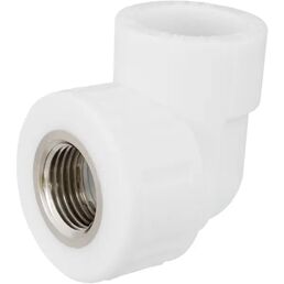 Угол комбинированный 90° Valfex 1/2"x25 мм ВР полипропилен 10125125