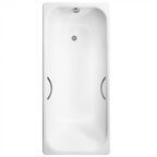Чугунная ванна Delice Aurora 150x70 DLR230603R с отверстиями под ручки, белая