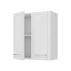 Навесной шкаф Агидель 60x67.6x29 см KONSENSA МДФ цвет белый