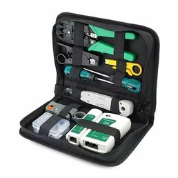 Сетевой Ethernet LAN RJ45 Cat5e Cat6 Кабельный тестер Щипцы для обжима Набор инструментов