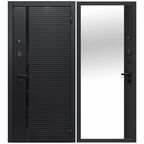 Входная дверь Ferroni Черное Зеркало (860мм) правая