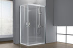 Душевой уголок Royal Bath 110х90 RB HPD-T-ST стекло прозрачное, профиль сатин