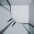 Душевой уголок Grossman Cosmo 80x80 301.K33.02.8080.21.00 без поддона, стекло прозрачное, профиль черный матовый
