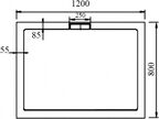 Душевой поддон WeltWasser WW TR TRS1280