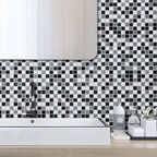 Мозаика Mir Mosaic Natural Color palette микс стеклянная 300х300х4 мм глянцевая