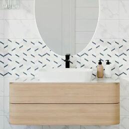Плитка настенная Mersey Denim A0554V24104 20x40 см 1.6 м² матовая цвет микс
