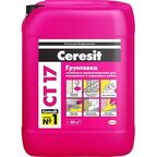 CERESIT CT 17 PRO грунтовка глубокого проникновения для наружных и внутренних работ, зима (10л)