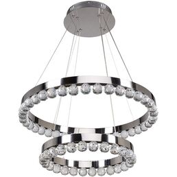 Каскадный подвесной светильник с ПДУ LED DeMarkt Глобула 690010502 кольцо