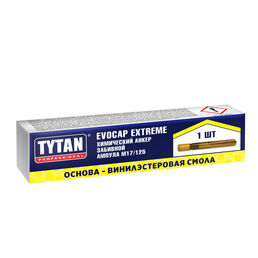 Химический анкер ампула d17/125 мм винилэстровая смола Tytan Professional Evocap Extreme