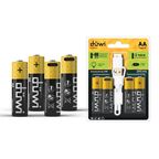 Аккумулятор Duwi Li-Ion LR6 AA 1800 мАч 1.5В 4 шт.