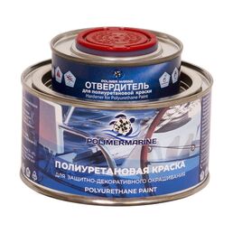 Полиуретановая двухкомпонентная краска POLIMER MARINE 0.5КППГкрч