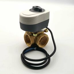 Трехходовой смесительный клапан 1 1/2" TIM с сервоприводом ZEISSLER арт. BL3806+M050101DAB