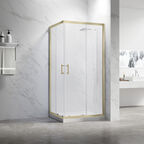 Душевой уголок Veconi Rovigo 120x80 RV27G-12080-01-C8 стекло прозрачное, профиль золото брашированное, без поддона